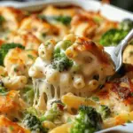 Chicken and Broccoli Alfredo Bake