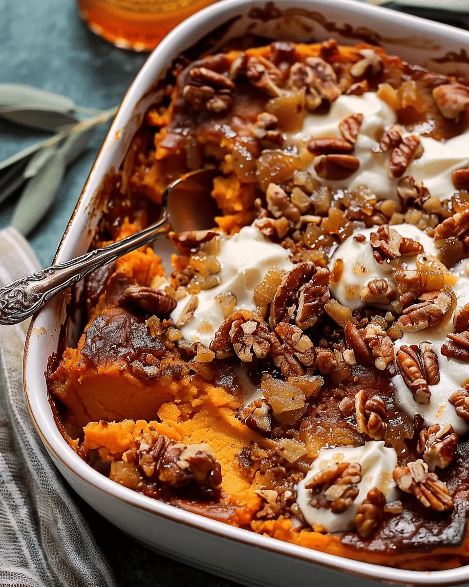 Southern Maple Sweet Potato Casserole: A Comforting Indulgence