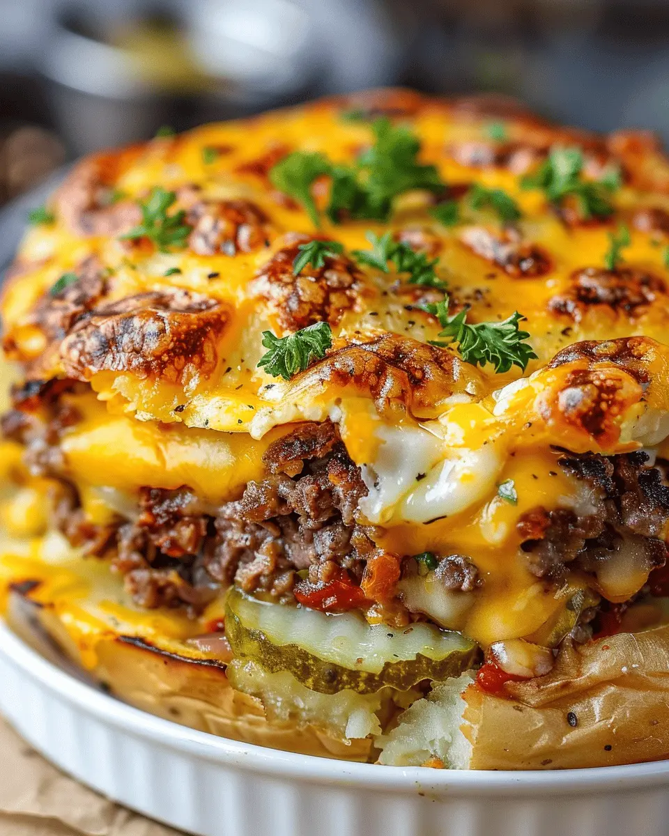 Cheesy Hamburger Potato Delight: Indulgent Comfort Food Recipe