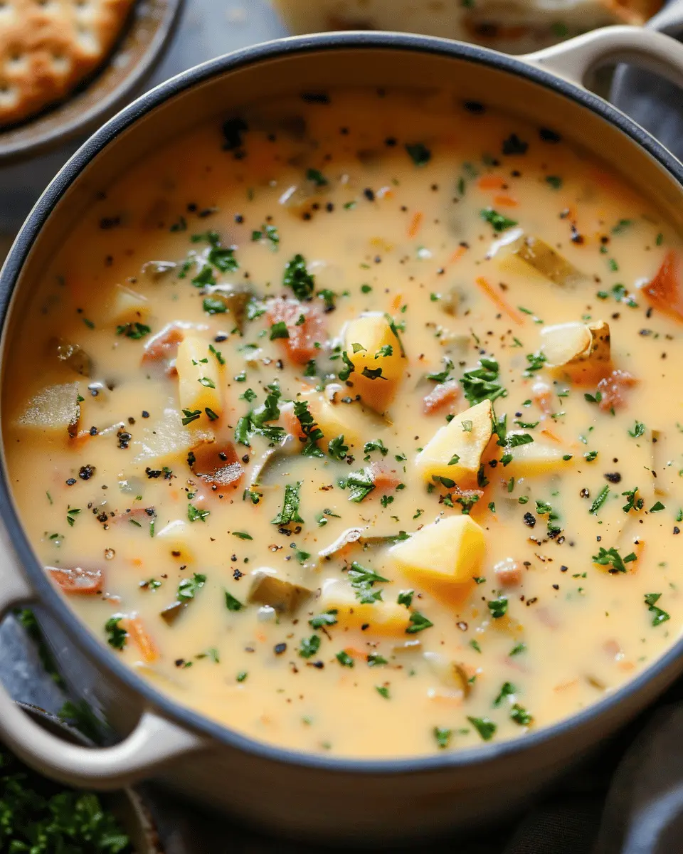 Outback potato soup: Indulgent Comfort With Turkey Bacon &amp; Chicken Ham
