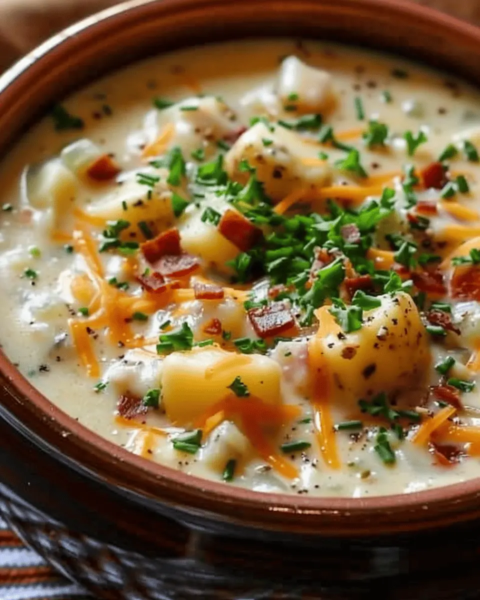 Crock Pot Crack Potato Soup: Indulgent Comfort with Turkey Bacon