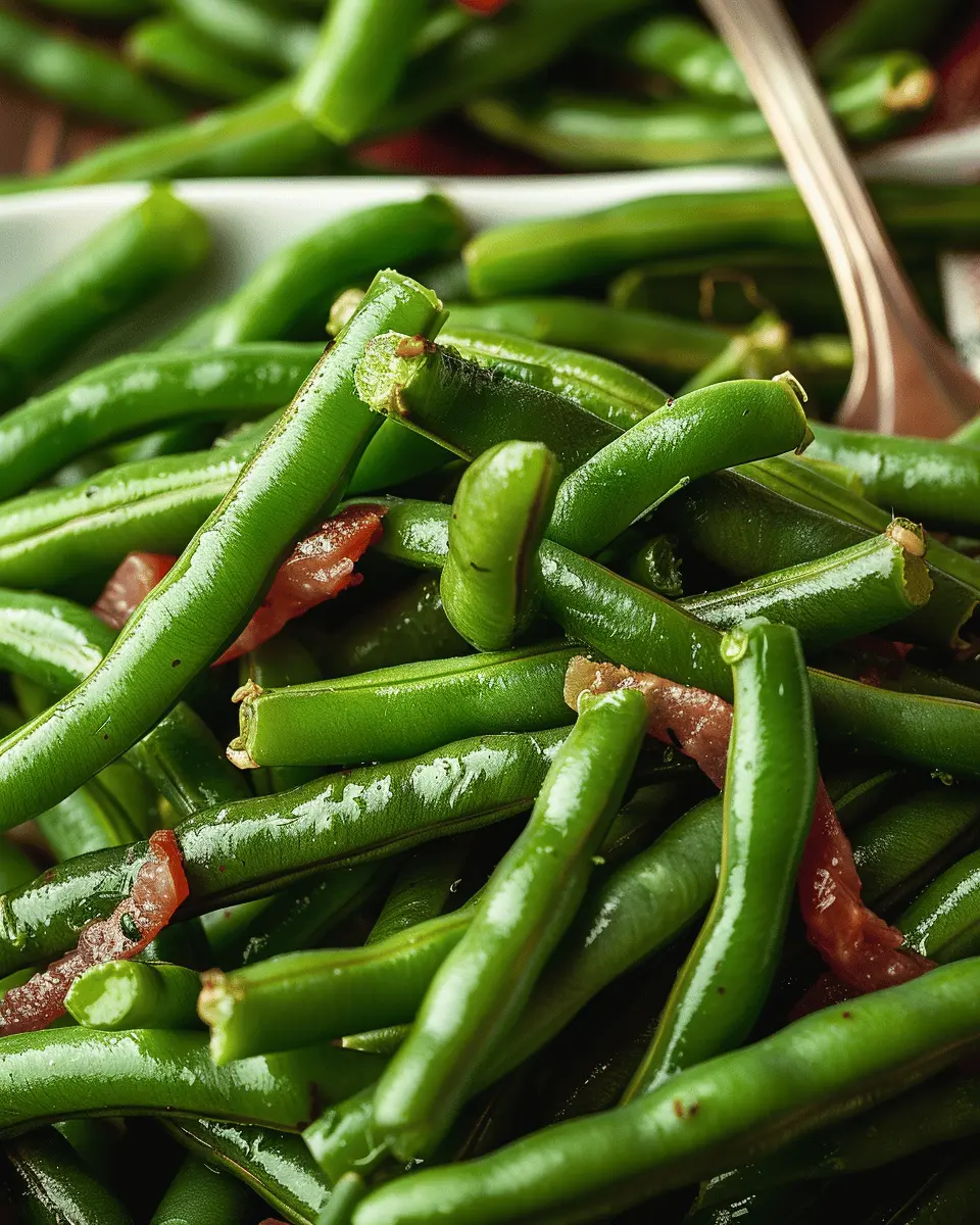 Crack Green Beans with Turkey Bacon for a Flavorful Twist