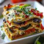 Layered Mediterranean Vegetable Lasagna