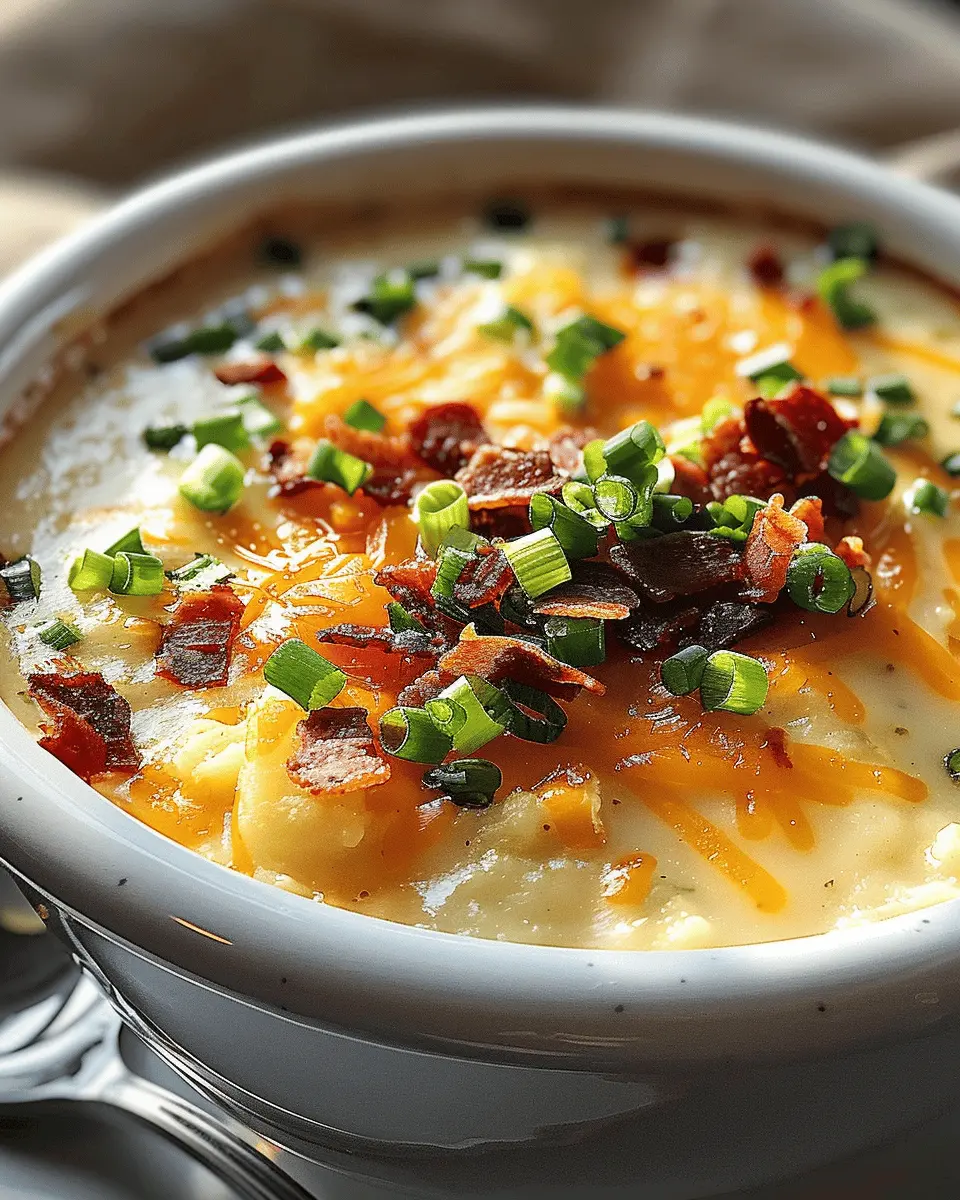 Crockpot Loaded Baked Potato Soup: Easy, Comforting Delight