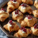 Cranberry Cream Cheese Crescent Bites