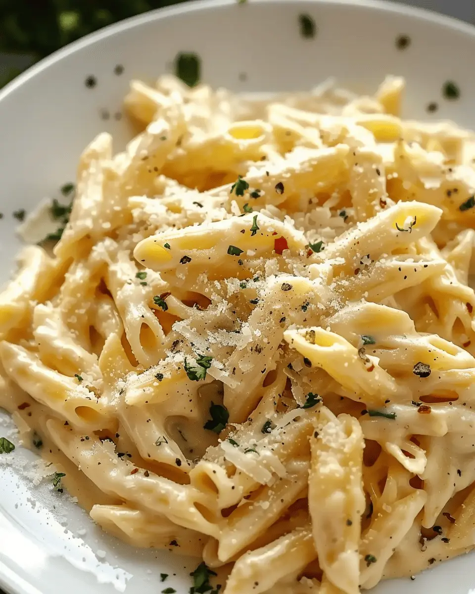 One Pot Creamy Garlic Pasta with Turkey Bacon: Easy Indulgence