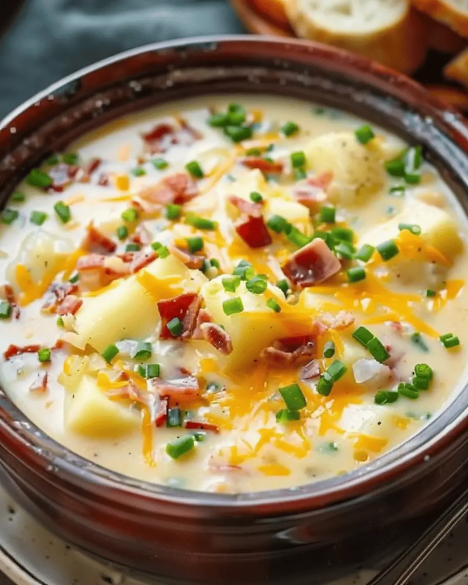 Crock Pot Crack Potato Soup: Indulgent Comfort with Turkey Bacon