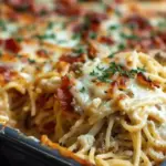 Creamy Southern Spaghetti Bake