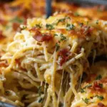 Creamy Southern Spaghetti Bake