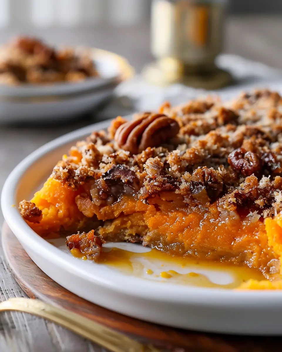 Sweet Potato Casserole Delight: Easy Recipe with Turkey Bacon and Chicken Ham
