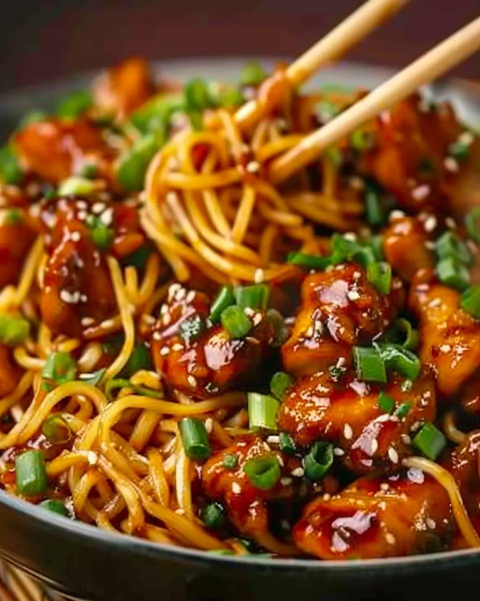 Sticky Garlic Chicken Noodles: Easy Comfort Food You’ll Love