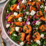 Roast Sweet Potato Goat Cheese Salad