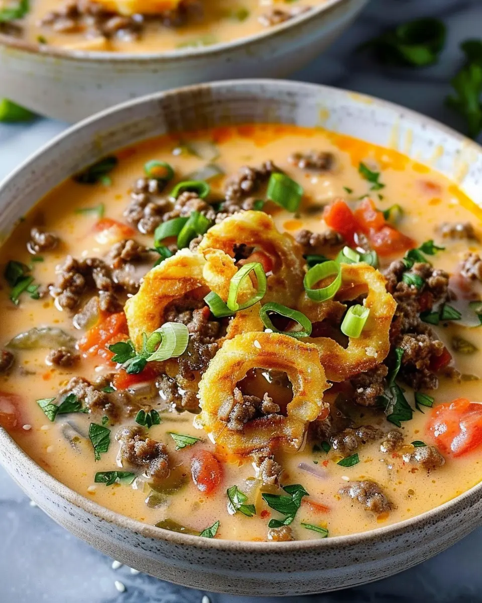Easy Cheeseburger Soup: A Comforting and Hearty Delight