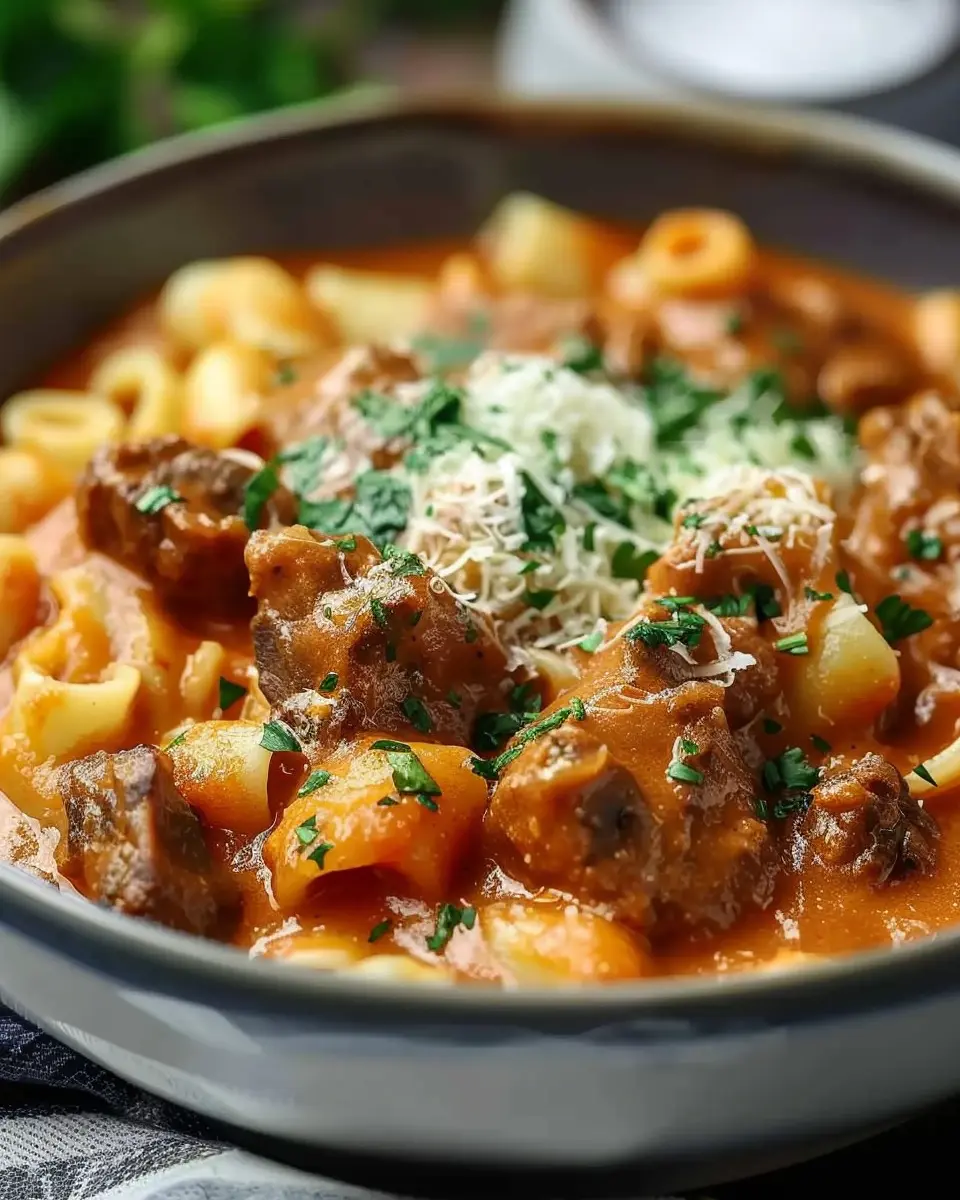 Creamy German Goulash: The Best Comfort Food with Turkey Bacon