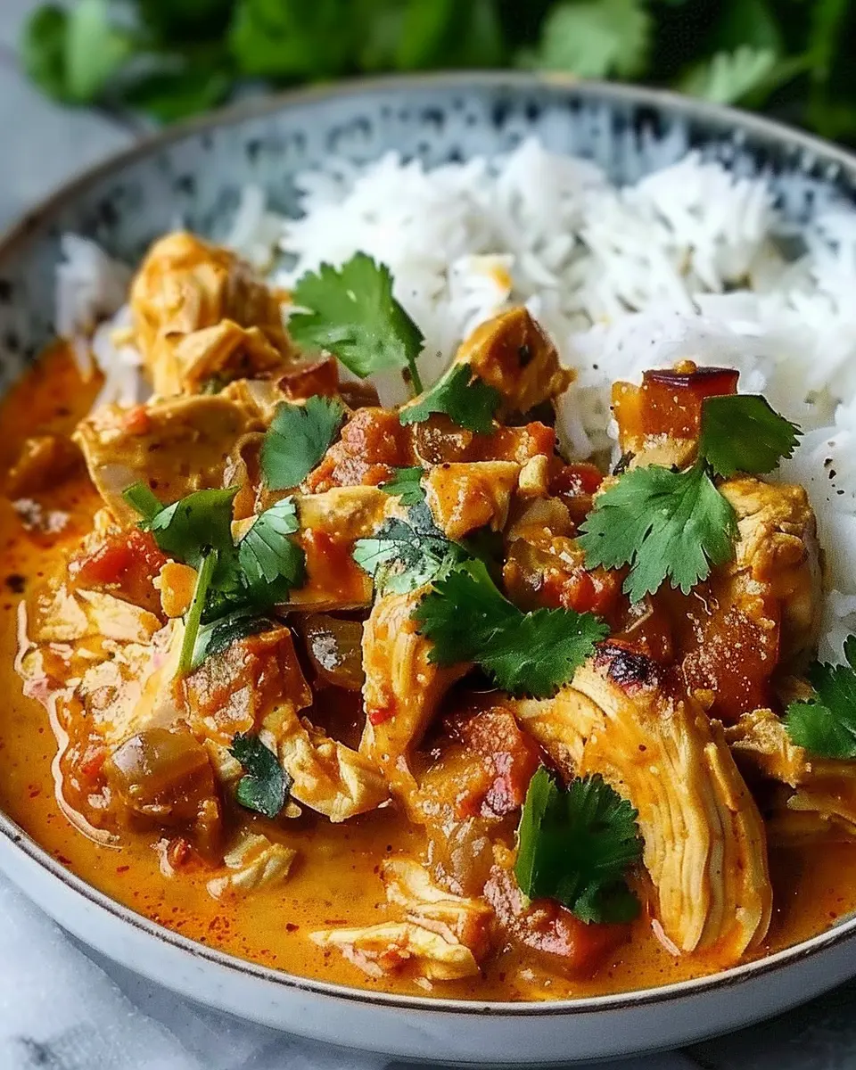 Savory Curried Coconut Chicken: A Quick and Indulgent Delight
