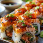 Spicy Salmon Sushi Bake