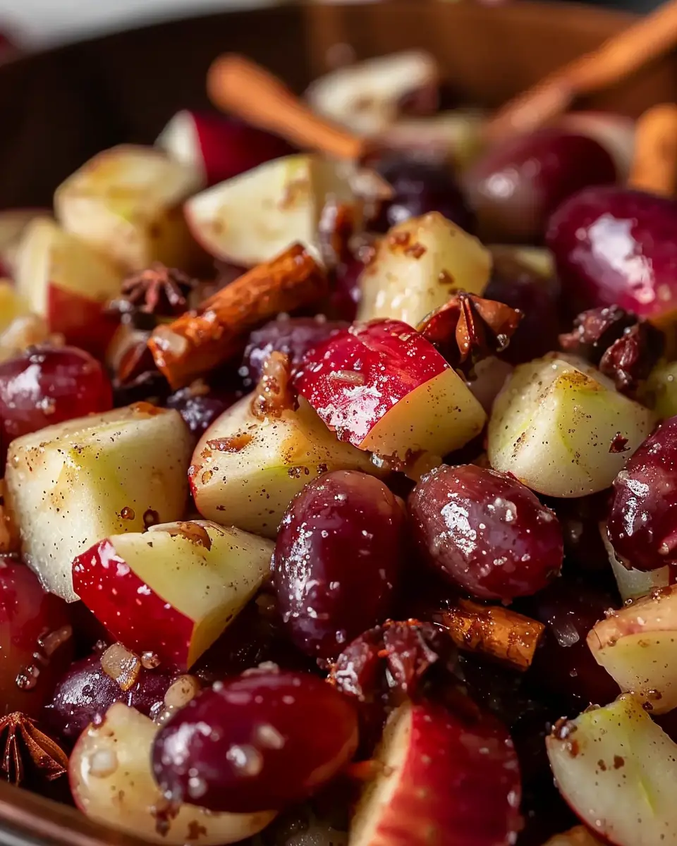 Cinnamon Apple Grape Salad: Easy, Refreshing Delight at Home