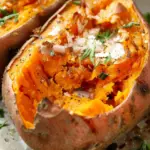 Perfectly Baked Sweet Potato