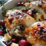 Impressive Cranberry Brie Stuffed Chicken