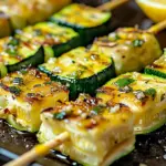 Garlic Butter Zucchini Skewers