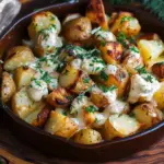 Creamy Mustard Roasted Potatoes