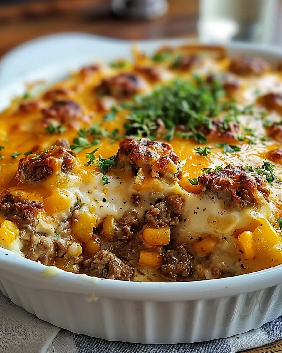 Savor the Comfort of Cowboy Casserole with Turkey Bacon Twist