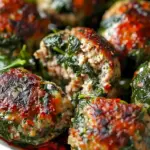 Spinach Garlic Meatballs Recipe