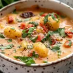 Mouthwatering Sun Dried Tomato Gnocchi Soup