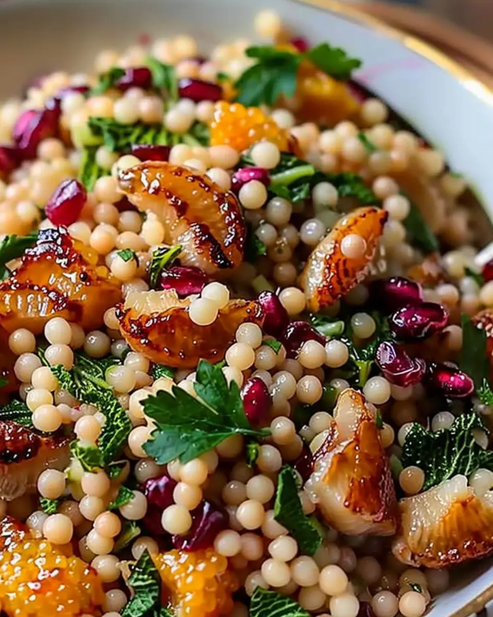 Honey Autumn Pearl Couscous Salad: A Wholesome Fall Delight