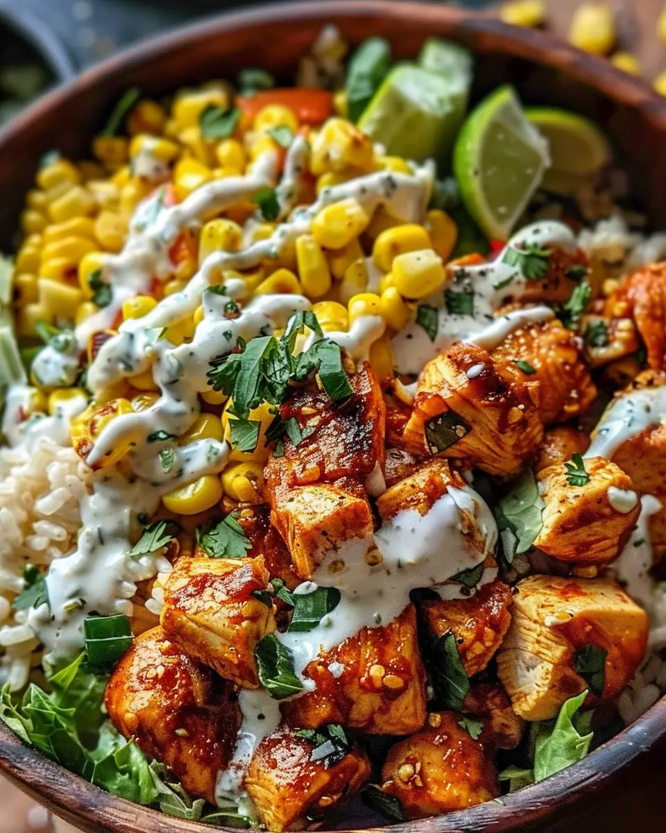 Tasty Street Corn Chicken Bowl: A Juicy Twist on Comfort Food