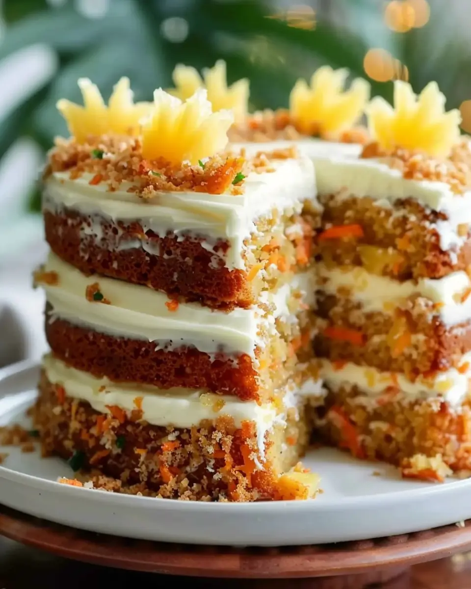 Christmas Hawaiian Carrot Pineapple Cake: The Best Festive Treat