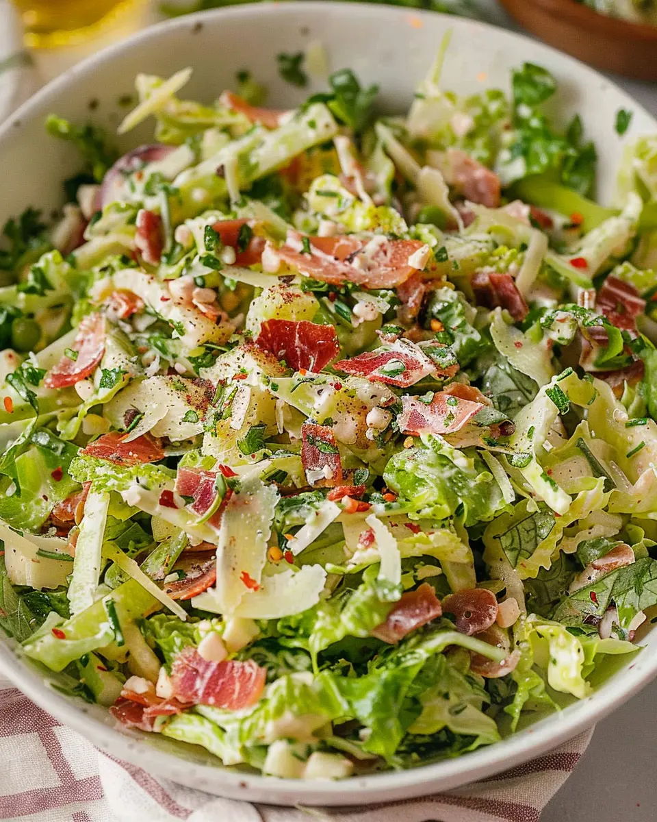 Famous La Scala Chopped Salad Recipe: A Fresh Twist with Turkey Bacon