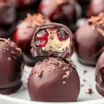 Chocolate Cherry Cheesecake Truffles Recipe