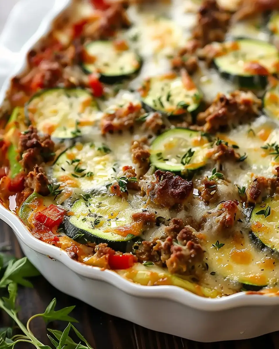 Ground Turkey Zucchini Casserole: Easy Comfort Food Delight