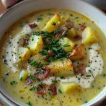 Hangover Cure Garlic Potato Soup