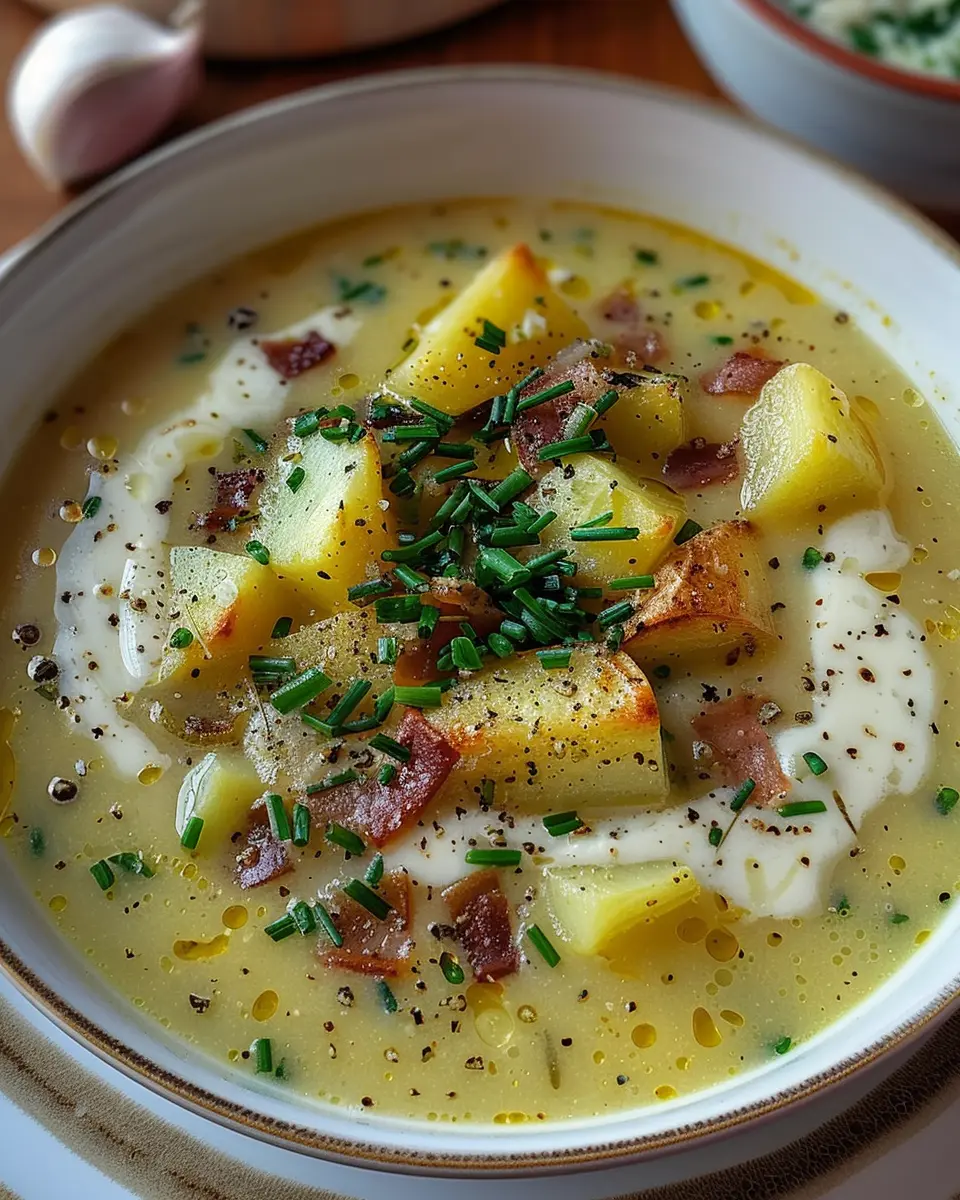 Hangover Cure Garlic Potato Soup – Easy Comfort for Your Morning