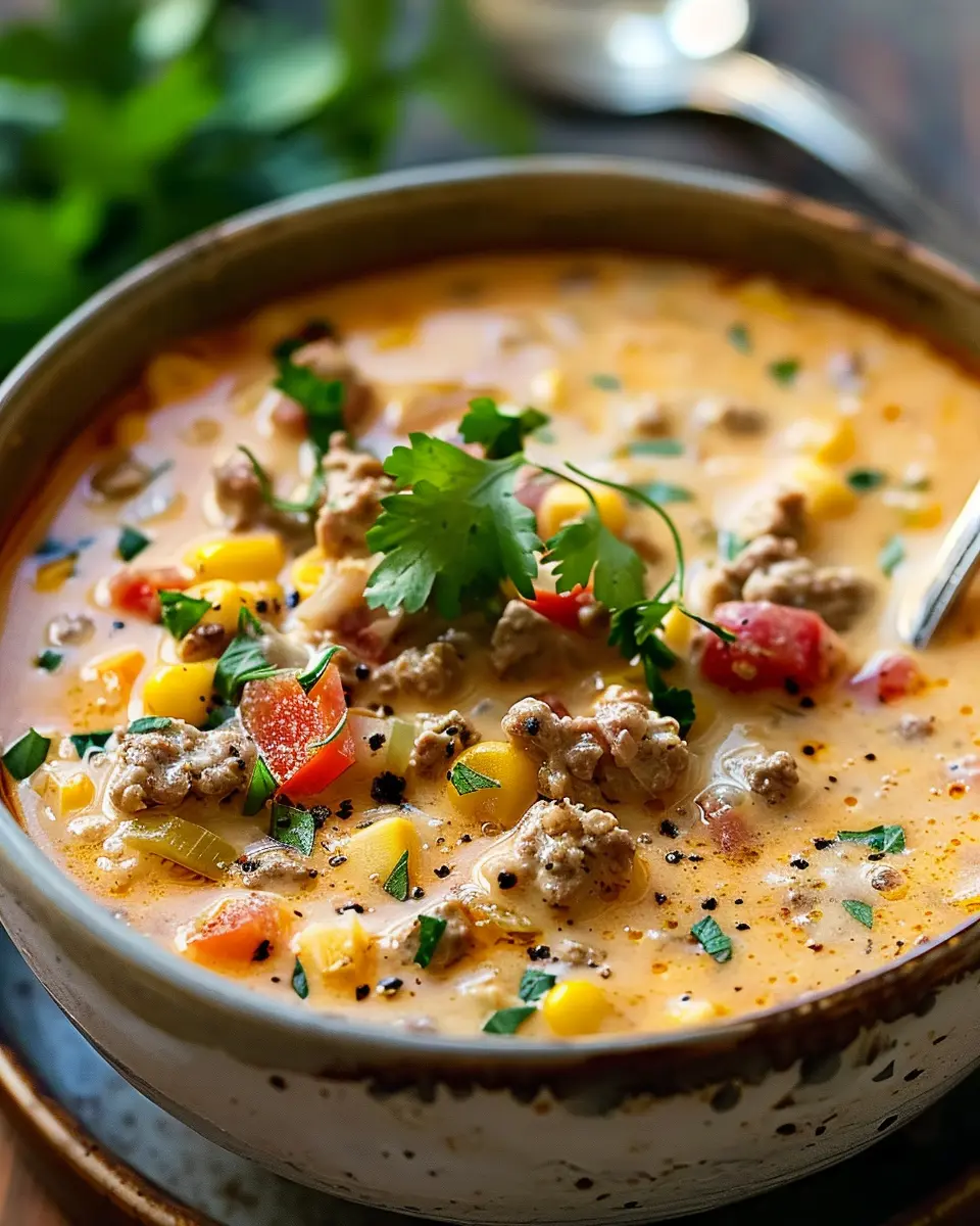 Creamy Cowboy Soup Recipe: A Cozy Twist with Turkey Bacon and Chicken Ham