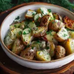 Creamy Mustard Roasted Potatoes