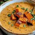 Roasted Italian Sweet Potato Soup