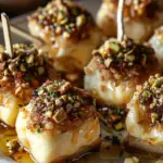 Pistachio-Crusted Brie Bites