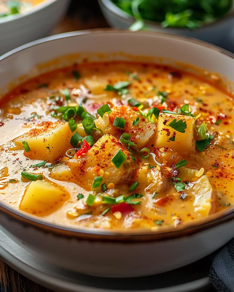 Spicy Cajun Potato Soup: Indulgent Comfort with Turkey Bacon