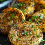 Oven Roasted Garlic Cabbage Steaks