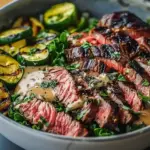 Grilled Steak Bowl with Sauce