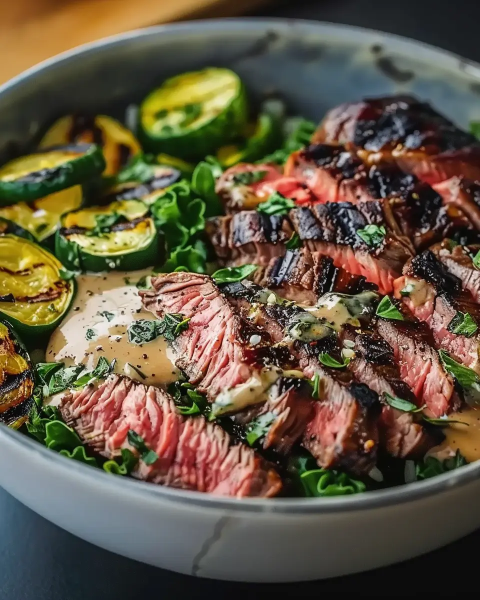 Grilled Steak Bowl: Easy Recipe with Flavorful Sauce to Enjoy
