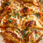 One Pan Baked Dumplings
