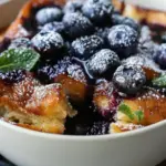 Easy Overnight Blueberry French Toast Casserole