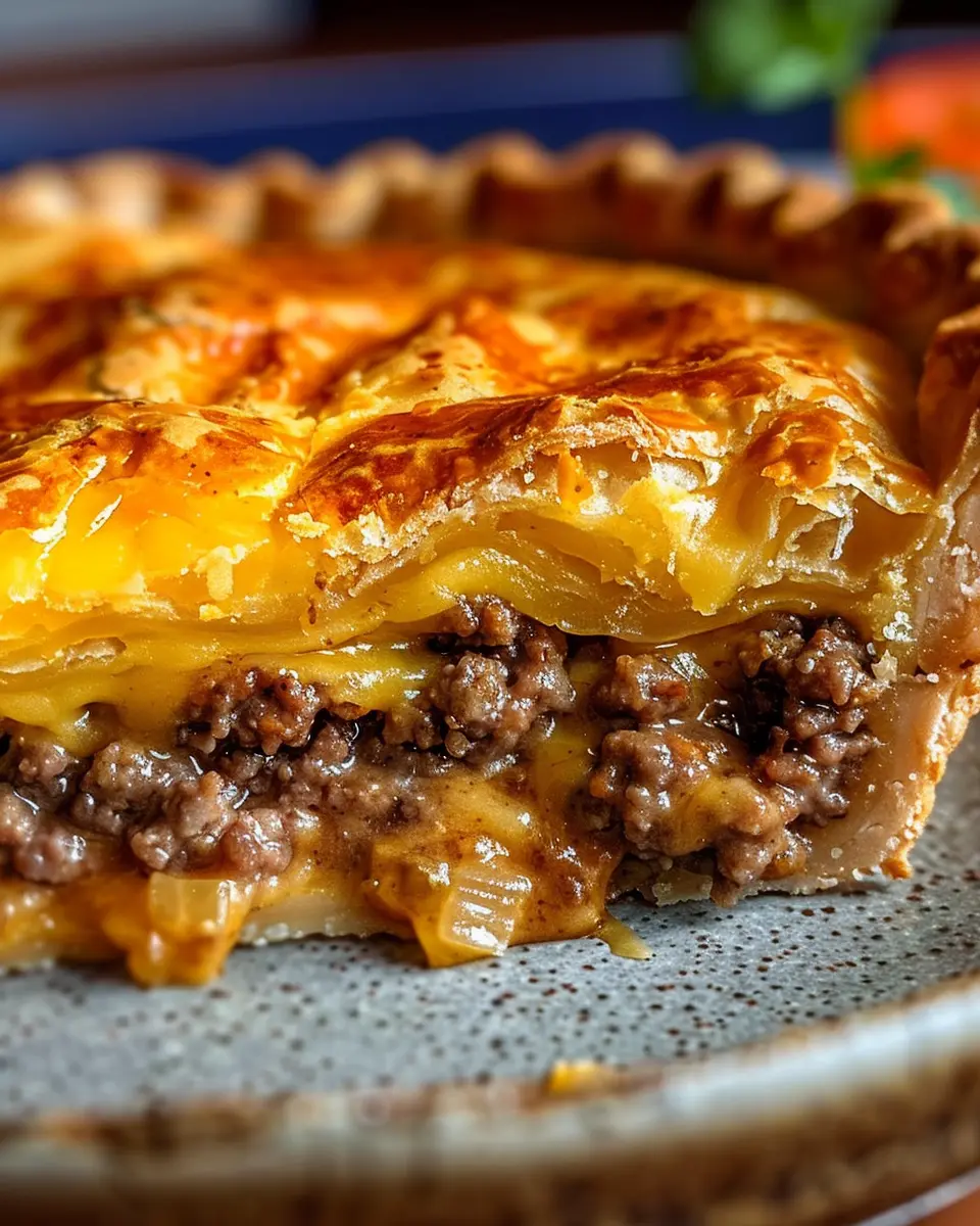 Ultimate Homemade Cheeseburger Pie: A Juicy Turkey Bacon Twist