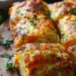 Cheesy Baked Vegetable Rolls