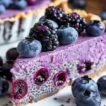 No-Bake Blueberry Chia Seed Pie
