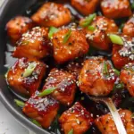 Honey Garlic Salmon Bites